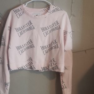 Crop Hollister sweatshirt